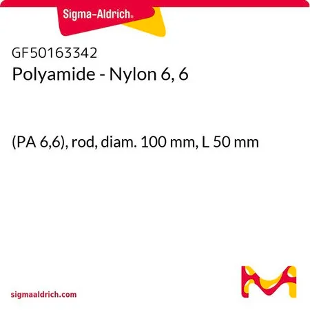 Sigma-Aldrich Polyamide - Nylon 6, 6，(PA 6，6），棒，直径100 mm，长度50 mm