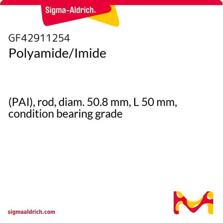 Sigma-Aldrich Polyamide/Imide，(PAI)杆，直径50.8 mm，长度50 mm，条件承载等级