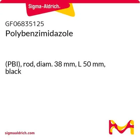 Sigma-Aldrich 聚苯并咪唑，(PBI)，杆，直径38 mm，长度50 mm，黑色