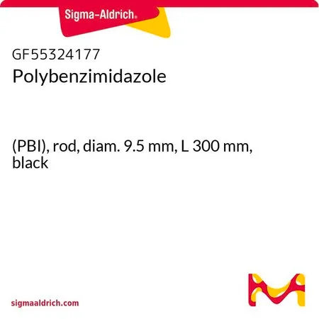 Sigma-Aldrich 聚苯并咪唑，(PBI)，杆，直径9.5 mm，长度300 mm，黑色