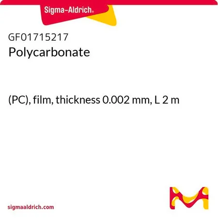 Sigma-Aldrich 聚碳酸酯，(PC)，薄膜，厚度0.002 mm，L² m