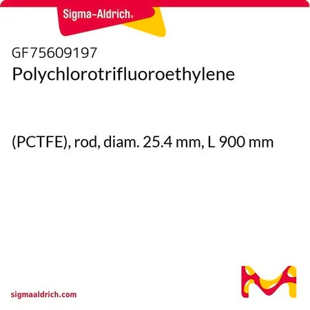 Sigma-Aldrich Polychlorotrifluoroethylene，（PCTFE），棒，直径25.4 mm，长度900 mm
