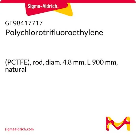 Sigma-Aldrich Polychlorotrifluoroethylene，（PCTFE），棒，直径4.8 mm，长度900 mm，天然色