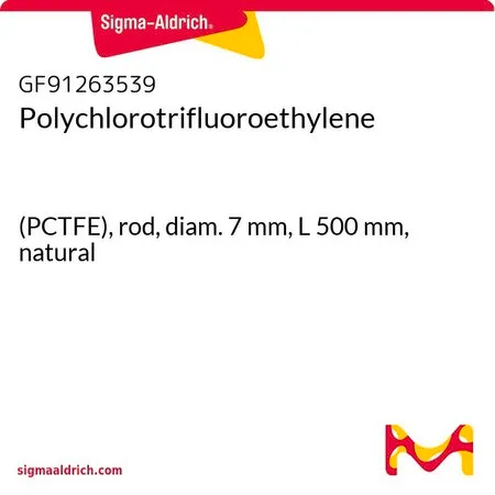 Sigma-Aldrich Polychlorotrifluoroethylene，（PCTFE），杆，直径7 mm，长度500 mm，天然