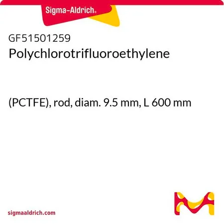 Sigma-Aldrich Polychlorotrifluoroethylene，（PCTFE），棒，直径9.5 mm，长度600 mm