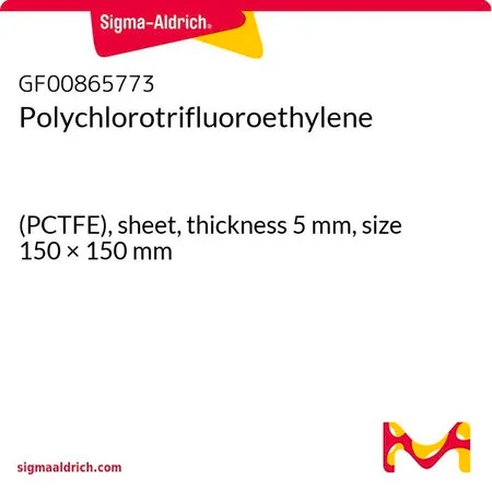 Sigma-Aldrich Polychlorotrifluoroethylene，（PCTFE），片材，厚度5 mm，尺寸150 × 150 mm