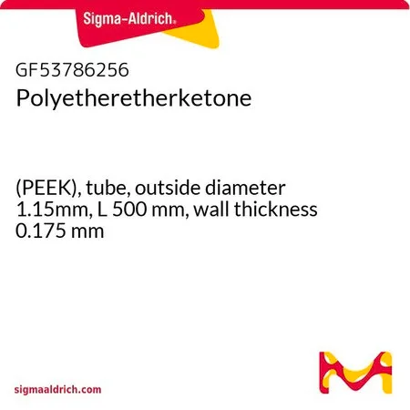 Sigma-Aldrich Polyetheretherketone，（PEEK），管，外径1.15mm，长度500 mm，壁厚0.175 mm
