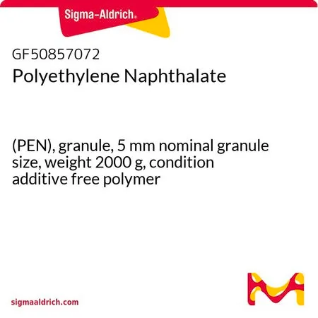 Sigma-Aldrich Polyethylene Naphthalate，(PEN)，颗粒，5 mm标称粒度，重量2000 g，条件无添加剂聚合物