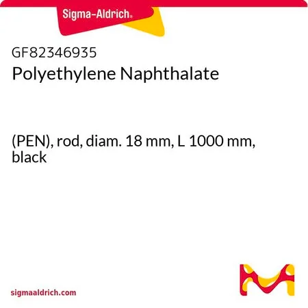 Sigma-Aldrich Polyethylene Naphthalate，(PEN)，杆，直径18 mm，长度1000 mm，黑色