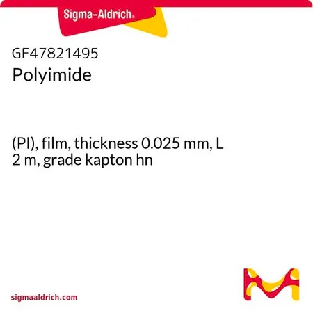 Sigma-Aldrich Polyimide，(PI)，薄膜，厚度0.025 mm，L² m，kapton hn级