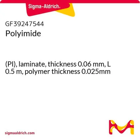 Sigma-Aldrich Polyimide，(PI)层压板，厚度0.06 mm，长度0.5 m，聚合物厚度0.025 mm