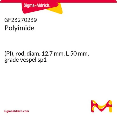 Sigma-Aldrich Polyimide，(PI)杆，直径12.7 mm，长度50 mm，等级vespel sp1