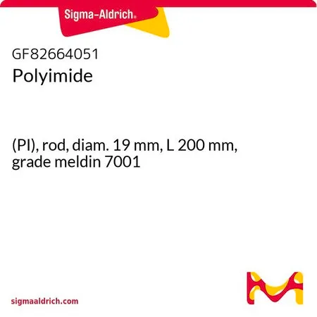 Sigma-Aldrich Polyimide，(PI)杆，直径19 mm，长度200 mm，等级meldin 7001