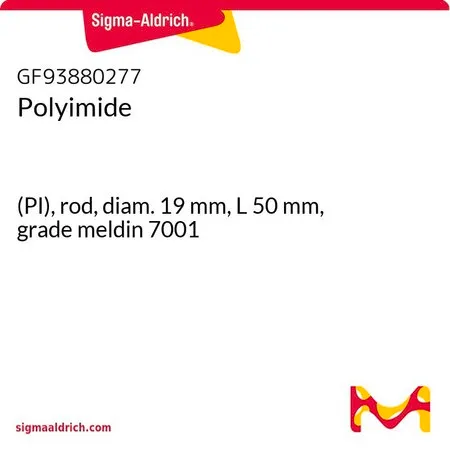 Sigma-Aldrich Polyimide，(PI)杆，直径19 mm，长度50 mm，等级meldin 7001
