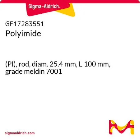 Sigma-Aldrich Polyimide，(PI)杆，直径25.4 mm，长度100 mm，等级meldin 7001
