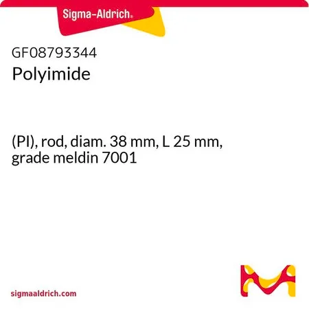 Sigma-Aldrich Polyimide，(PI)杆，直径38 mm，长度25 mm，等级meldin 7001