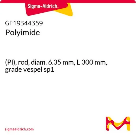 Sigma-Aldrich Polyimide，(PI)杆，直径6.35 mm，长度300 mm，等级vespel sp1