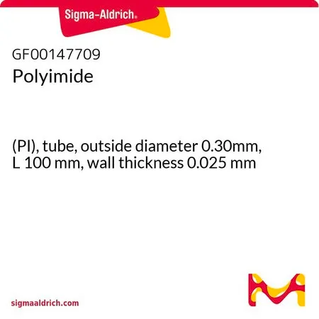 Sigma-Aldrich Polyimide，(PI)，管，外径0.30mm，长度100 mm，壁厚0.025 mm