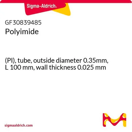 Sigma-Aldrich Polyimide，(PI)，管，外径0.35mm，长度100 mm，壁厚0.025 mm