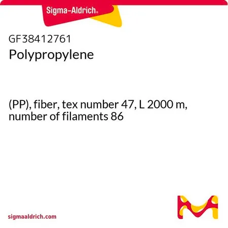 Sigma-Aldrich 聚丙烯，(PP)纤维，特数47，长2000米，长丝数86