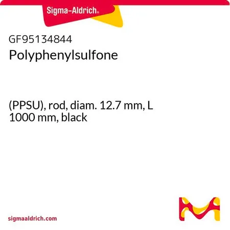 Sigma-Aldrich 聚苯砜，（PPSU），杆，直径12.7 mm，长度1000 mm，黑色