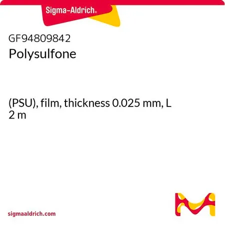 Sigma-Aldrich 聚砜，(PSU)，薄膜，厚度0.025 mm，L² m