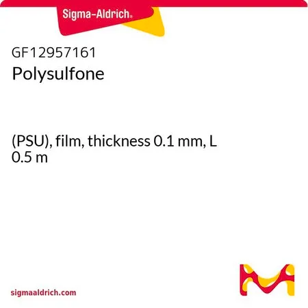 Sigma-Aldrich 聚砜，(PSU)，薄膜，厚度0.1 mm，长度0.5 m