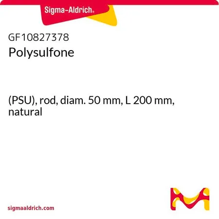 Sigma-Aldrich 聚砜，(PSU)，杆，直径50 mm，长度200 mm，自然