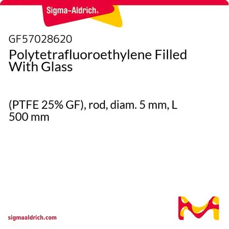 Sigma-Aldrich Polytetrafluoroethylene Filled With Glass，(PTFE 25% GF），棒，直径5 mm，长度500 mm
