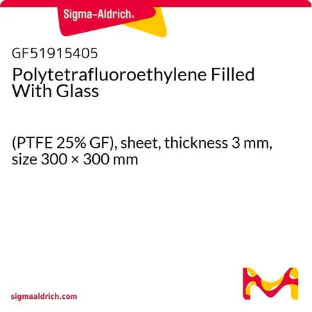 Sigma-Aldrich Polytetrafluoroethylene Filled With Glass，(PTFE 25% GF），板材，厚度3 mm，尺寸300 × 300 mm