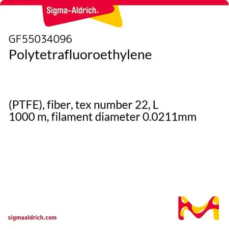 Sigma-Aldrich 聚四氟乙烯，（PTFE），纤维，tex number 22，L 1000 m，长丝直径0.0211 mm