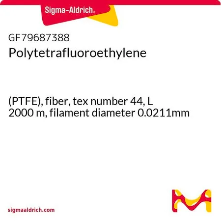 Sigma-Aldrich 聚四氟乙烯，（PTFE），纤维，特数44，长度2000 m，长丝直径0.0211 mm