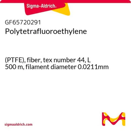 Sigma-Aldrich 聚四氟乙烯，（PTFE），纤维，tex number 44，L 500 m，长丝直径0.0211 mm
