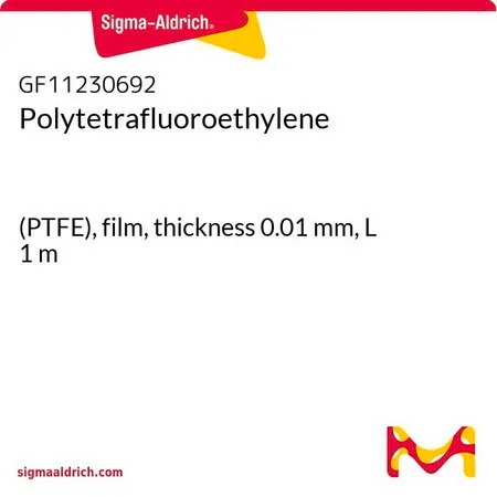 Sigma-Aldrich 聚四氟乙烯，（PTFE），薄膜，厚度0.01 mm，L 1 m