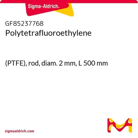 Sigma-Aldrich 聚四氟乙烯，（PTFE），杆，直径2 mm，长度500 mm