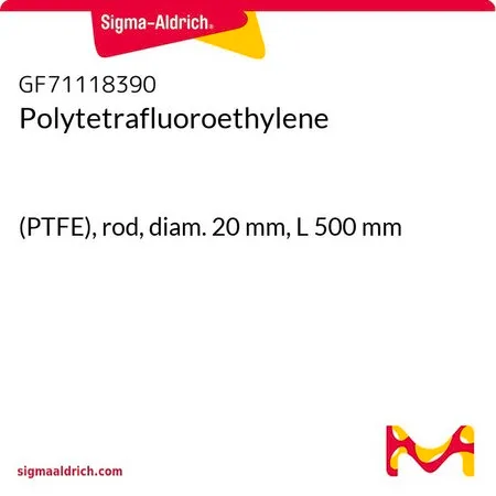 Sigma-Aldrich 聚四氟乙烯，（PTFE），杆，直径20 mm，长度500 mm