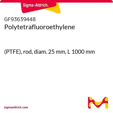 Sigma-Aldrich 聚四氟乙烯，（PTFE），杆，直径25 mm，长度1000 mm