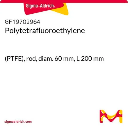 Sigma-Aldrich 聚四氟乙烯，（PTFE），杆，直径60 mm，长度200 mm