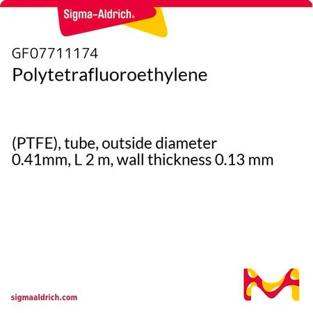 Sigma-Aldrich 聚四氟乙烯，（PTFE），管，外径0.41mm，长2 m，壁厚0.13 mm
