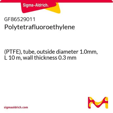 Sigma-Aldrich 聚四氟乙烯，（PTFE），管，外径1.0mm，长度10 m，壁厚0.3 mm