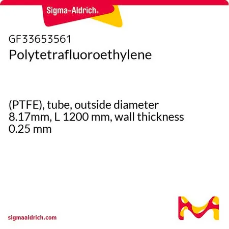 Sigma-Aldrich 聚四氟乙烯，（PTFE），管，外径8.17mm，长度1200 mm，壁厚0.25 mm