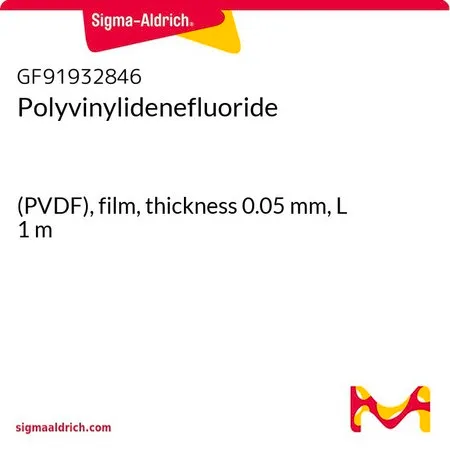 Sigma-Aldrich Polyvinylidenefluoride，（PVDF），薄膜，厚度0.05 mm，L 1 m