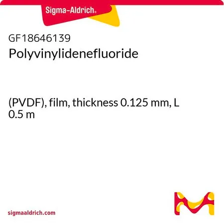 Sigma-Aldrich Polyvinylidenefluoride，（PVDF），薄膜，厚度0.125 mm，长度0.5 m