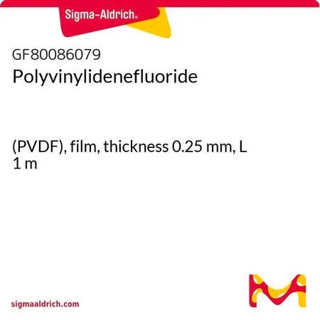 Sigma-Aldrich Polyvinylidenefluoride，（PVDF），薄膜，厚度0.25 mm，L 1 m