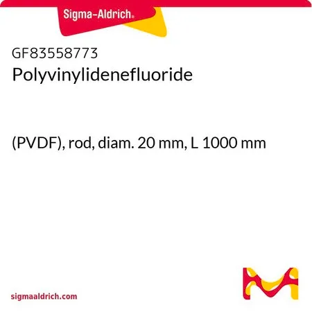 Sigma-Aldrich Polyvinylidenefluoride，（PVDF），杆，直径20 mm，长度1000 mm