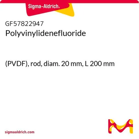 Sigma-Aldrich Polyvinylidenefluoride，（PVDF），杆，直径20 mm，长度200 mm