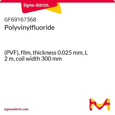Sigma-Aldrich Polyvinylfluoride，(PVF)，薄膜，厚度0.025 mm，长度2 m，卷宽300 mm