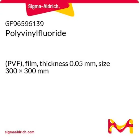 Sigma-Aldrich Polyvinylfluoride，(PVF)，薄膜，厚度0.05 mm，尺寸300 × 300 mm