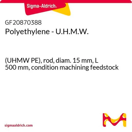Sigma-Aldrich Polyethylene - U.H.M.W.，(UHMW PE），杆，直径15 mm，长度500 mm，条件加工原料
