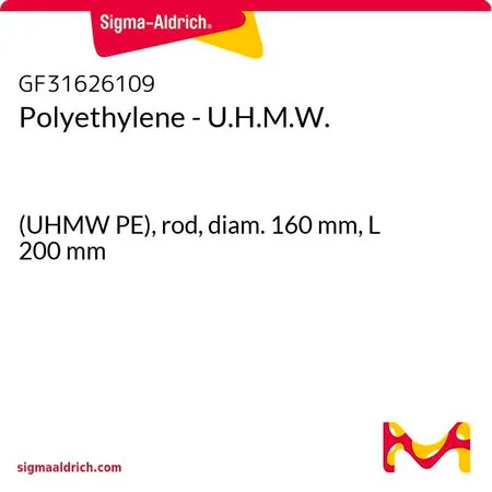 Sigma-Aldrich Polyethylene - U.H.M.W.，(UHMW PE），棒，直径160 mm，长度200 mm